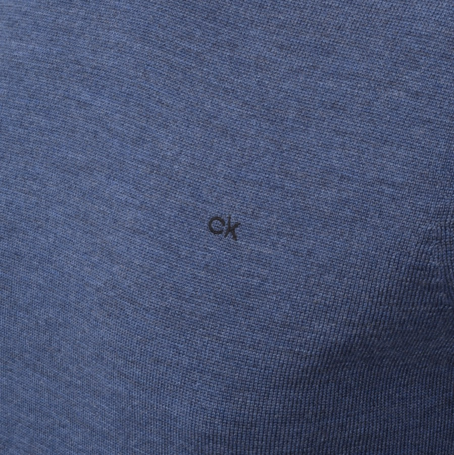 Alternative Image for ProductCalvin Klein Crew Neck Knit Jumper Blue3